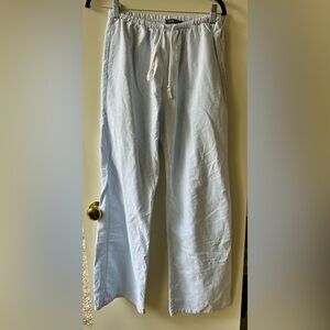 Brandy Melville NWT one size blue and white striped pants
